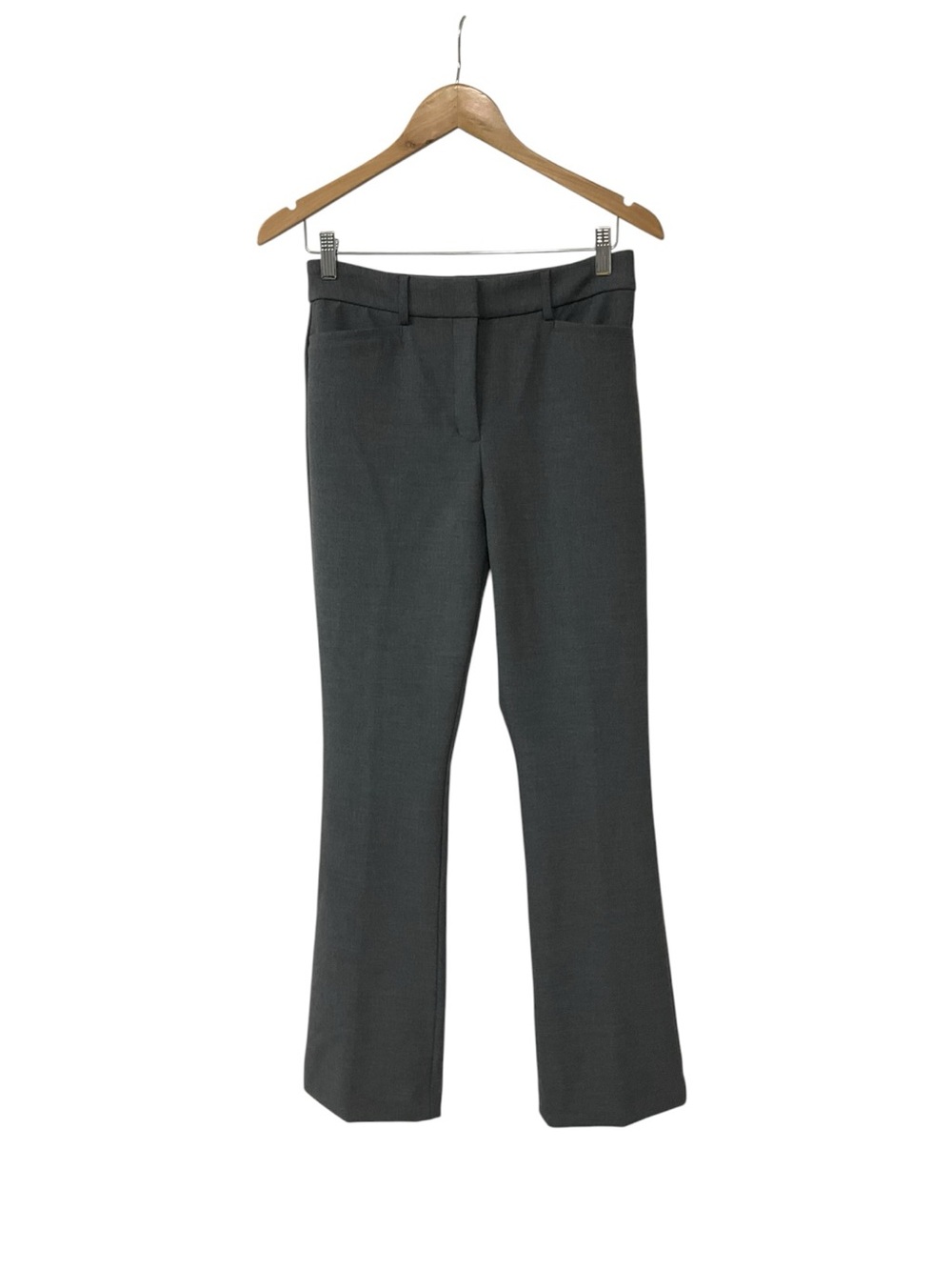 Express Columnist Boot Pants Gray High Rise Bootcut Ponte Stretch 4S 4 S